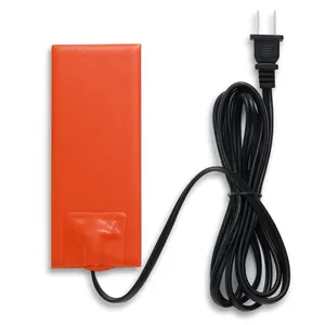 120V 100w Car pan heater Silicone rubber Electric oil engine heated pad with adhesive