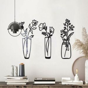 3D Flower Vase <b>Mirror</b> <b>Wall</b> Stickers DIY Acrylic <b>Wall</b> Sticker Living Room Bedroom Decoration Self-adhesive <b>Mirror</b> Stickers 3pcs - Product Image 1