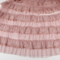 Dentelle brodée en polyester en gros, large bordure en dentelle soluble dans l'eau, dentelle en maille colorée sur mesure pour poignets d'enfants