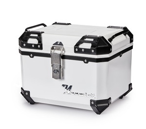 Maleta Trasera para Motocicleta de 45L con Respaldo y Forro, Pintada de Blanco, Directo de Fábrica - Product Image 3