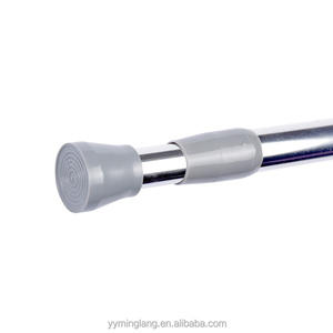 Tringle de douche moderne pour salle de bain, pivotante, réglable, robuste, résistante à la rouille, en acier inoxydable télescopique - Product Image 1