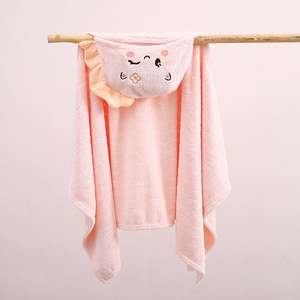 Animal Hooded Blanket Anti Bacterial Absorbent Eco-friendly Velvet Hooded <b>Bath</b> <b>Towel</b> - Product Image 3