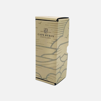 Emballage rectangulaire en carton ondulé 100% recyclable, conçu sur mesure pour le vin, la bière, le whisky, les boissons énergisantes, pliable, matériaux recyclés