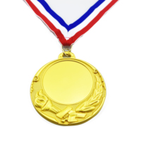 Trofeos Deportivos Modernos de Diseño Personalizado en Oro, Medallas de Oro de Aleación de Zinc