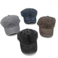 Casquette de baseball personnalisée en jean délavé, style vintage, avec logo brodé, ajustable, pour hommes et femmes
