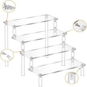Nhà máy trực tiếp rõ ràng acrylic nhựa hiển thị Kệ tiên tiến phong cách cửa hàng đứng cho triển lãm thương mại và hiển thị mỹ phẩm - Product Image 3