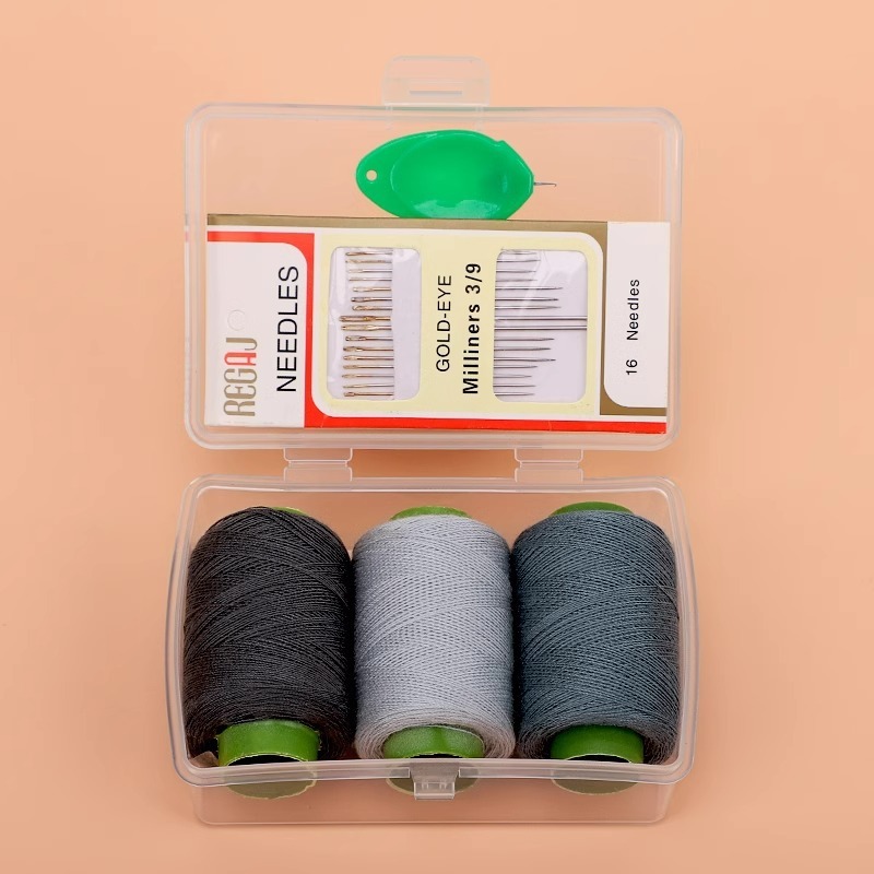 Gray-toned 3-color thread [Box included]