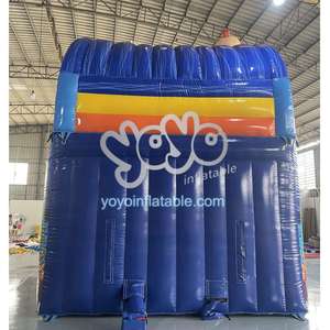 Toboggan aquatique gonflable de jungle pas cher pour l'extérieur avec piscine, toboggan de parc aquatique en vente directe d'usine - Product Image 4