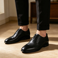 Chaussures Oxford pour hommes à talon invisible de 6 cm, vente en gros directe usine, fournisseur transfrontalier, marque privée