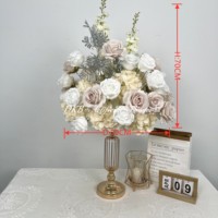 Boules de fleurs artificielles réalistes en roses blanches, vente en gros d'usine, pour mariages, fêtes, centres de table et décorations