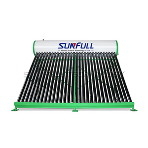 Énergie solaire <span class=keywords><strong>chauffe</strong></span>-<span class=keywords><strong>eau</strong></span> solaire sans pression, Tube à vide et panneau réfléchissant - Product Image 1