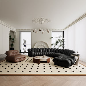 Sofá Serpiente de Gran Venta y Creatividad para Lobby de Hotel Sofá de Cuero Diseño Italiano Sillón para Villa Sofá Moderno para Sala de Estar - Product Image 5