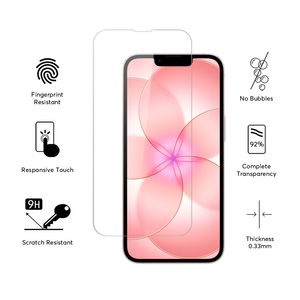 Protector de Pantalla de Vidrio Templado 9H para <span class=keywords><strong>iPhone</strong></span> 17e, Precio de Fábrica Más Bajo, <span class=keywords><strong>Plus</strong></span> <span class=keywords><strong>One</strong></span> - Product Image 2