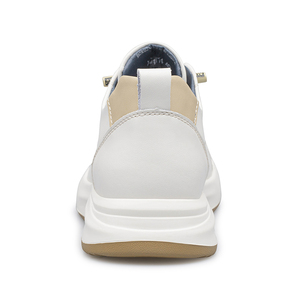 Chaussures de skate pour hommes, mocassins, baskets, chaussures de skate à lacets en <span class=keywords><strong>cuir</strong></span>, <span class=keywords><strong>basses</strong></span>, à enfiler, rehaussantes, à semelle épaisse et plateforme - Product Image 5