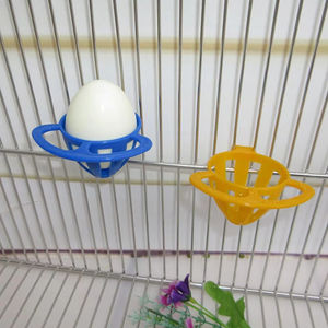 Cestino Mangiatoia Ecologica in Plastica per Uccelli e Pappagalli, Supporto da Appendere per Frutta, Verdura e Uova, Ciotola Nido per Canarini e Piccioni, Alimentazione per Uccelli Domestici - Product Image 1