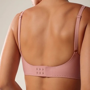 Da donna Sexy in tinta unita Bralette Lingerie intimo senza cuciture reggiseno regolabile reggiseno Push imbottito tazza sottile senza fili - Product Image 4