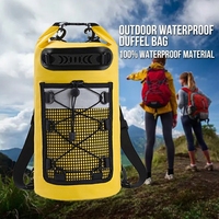 Sac de sport étanche léger et tendance en PVC, avec cordon de serrage, pour randonnée, natation, camping, 10L/20L/25L/30L, Sinmelon