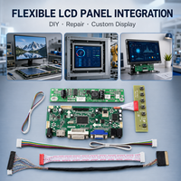 Carte mère PCBA de contrôleur LCD TFT universelle de qualité industrielle LVDS vers USB VGA, modèle ADB 1 oz Copper M.NT68676