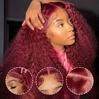 En gros Yornosi Dentelle HD pour perruque Full Lace Cheveux bouclés Haute densité Cheveux vierges brésiliens non traités Sans colle