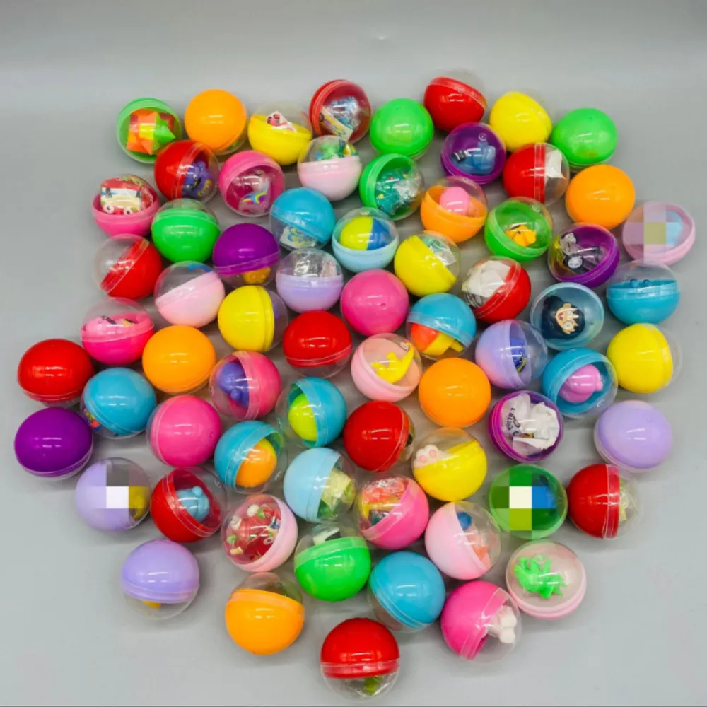 LZY911 45mm Diameter Transparent Plastic Ball Capsule Toys With Inside Toys For Vending Machine