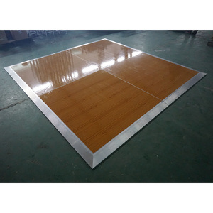 Suelo de madera brillante de fácil instalación para escenarios, fiestas y pistas de baile portátiles. - Product Image 4
