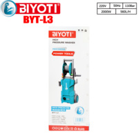Nettoyeur haute pression super puissant BYT-L3 3200W 260 bars, nettoyeur à jet électrique portable pour les tâches de nettoyage à grande échelle