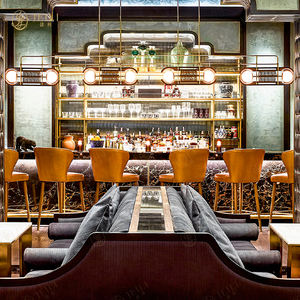 Hotel de lujo moderno, suministros para restaurante, muebles de cafetería, pequeño restaurante interactivo, juego de mesa interior, proyecto de 4 sillas - Product Image 1