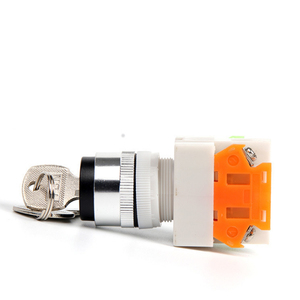 Interruptor de Botón Pulsador Y090 LAY37-11Y2 LAY37-20Y3 con Llave 2/3 - Product Image 3