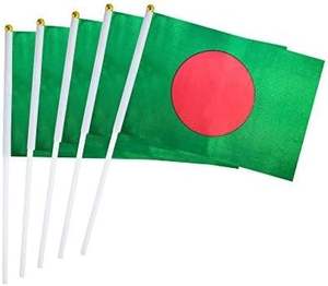 Оптовая продажа новых флагов и баннеров Бангладеш, 100% полиэстер, двусторонняя печать, 3x5 футов - Product Image 3