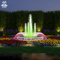 Fuente de Agua Musical con Luces LED de Colores, Equipo de Fábrica para Fuentes de Agua Musicales, Venta al Por Mayor