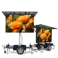 Remorque d'affichage publicitaire LED extérieur |   Camion avec écran LED personnalisable de 4,9 m |   Remorque d'affichage numérique Ef81 pour événements
