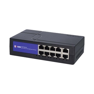 Mini Switch POE en Oferta, 4, 5, 8, 10 Puertos, AC160-240V, 10/100/1000Mbps, 2 Puertos Gigabit Uplink, 100 Metros para Cámara IP - Product Image 2