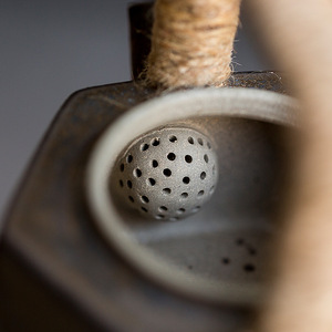 Jieni — théière à anse en grès antique, style japonais, traditionnel en <span class=keywords><strong>porcelaine</strong></span>, service à thé kung fu, théière faite à la main - Product Image 2