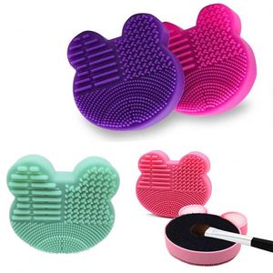 Estuche de Limpieza de Brochas de Maquillaje de Silicona con Forma de Ratón, Portátil, Reutilizable y Creativo, Suministro Directo de Fábrica - Product Image 1