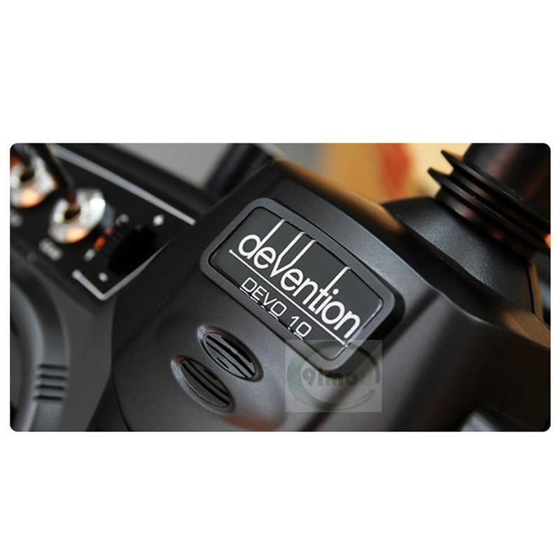 Walkera DEVO10 2.4ghz 10CH Radio & RX1002 Receiver for RC