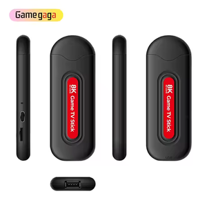 Yo Q9 Pro TV Game Stick 3D 4K Console de jeux vidéo rétro Contrôleur sans fil 2.4G Double système Boîte de jeux Android TV - Product Image 3