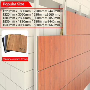 Proveedor 10mm 12mm grano de madera Exterior Formica Hpl paneles de revestimiento de paredes <span class=keywords><strong>fachada</strong></span> para Hospital - Product Image 5