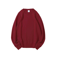 Sweat-shirt ras-du-cou simple pour hommes, manches longues, Logo personnalisé, surdimensionné, sweat-shirt brodé pour hommes