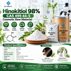 Suministro de Fábrica SIMEL Hinokitiol 98% CAS 499-44-5 Polvo de Grado Cosmético Materia Prima para el Cuidado del Cabello al por Mayor - Product Image 2