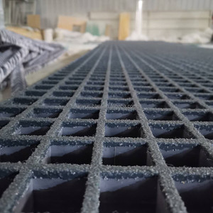 38*38 مللي متر حجم شبكة Frp ألواح تركيب بلاستيكية مصبوب صريف المضادة للانزلاق لوح من الألياف الزجاجية حاجز مشبك من البلاستيك المقوى بالألياف - Product Image 5