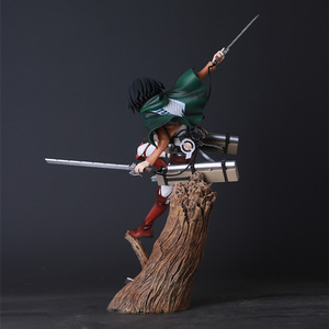 Venta al por mayor de alta calidad OEM PVC plástico Eren figura Mikasa Ackerman figura de acción Attack on Titan Anime figura - Product Image 3