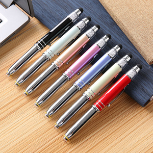 Nouveau stylo à bille en métal avec lumière LED multifonction pour signature professionnelle et usage promotionnel Fabriqué en Chine - Product Image 1