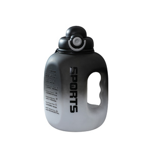 2026 Luxury 2.5L <b>Large</b> Capacity Water Bottle Wholesale Custom Logo Motivational Fitness Sports Jug with Handle and Strap - Product Image 1