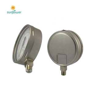 충칭 일반 금속 케이스형 기계식 부르동 침전물 압력 게이지 - Product Image 3