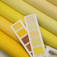 Revêtement mural en sisal de la série jaune naturel MYWIND, décoration en toile de jute naturelle