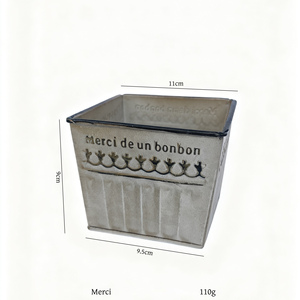 Fast Shipping Low-Priced Metal Crafts Succulent <strong>Planters</strong> Embossed Square Iron Buckets Decorative Desktops <strong>Windowsills</strong> Balconies - Product Image 6