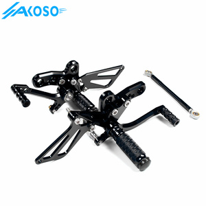 Akoso CNC ชุดที่วางเท้าหลังรถจักรยานยนต์, ชุดที่วางเท้าแบบปรับได้สำหรับ Suzuki <span class=keywords><strong>Hayabusa</strong></span> GSXR1300R <span class=keywords><strong>Gen3</strong></span> 2021-2024 - Product Image 1