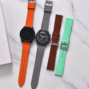 Juelong Texture FKM cinturino orologio in gomma sgancio rapido cinturino in gomma FKM 20mm 22mm - Product Image 4