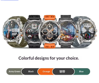 Reloj Inteligente Económico con Pantalla AMOLED Esférica Grande de 1.75 Pulgadas, Linterna LED Potente, Llamadas Bluetooth, para Hombre