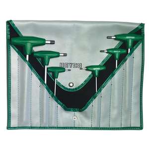 HEYCO 01337722080 Jeux de clés à tête hexagonale pour vis à six pans creux, 6 pcs. - Product Image 1